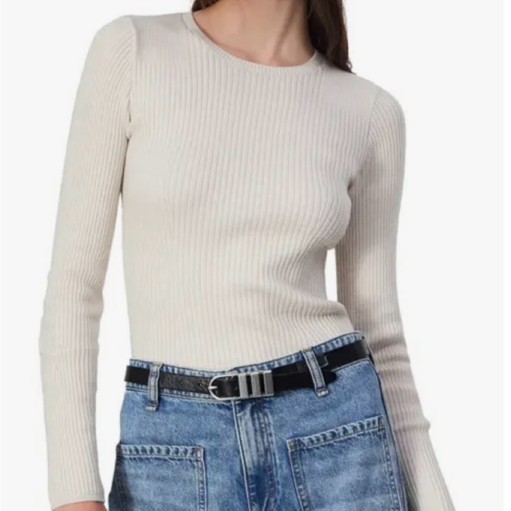 NEW rag & bone Audrina Rib Sweater Long Sleeve Top.  Size M